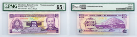 Honduras, 2 Lempiras 1976, PMG - Gem Uncirculated 65 EPQ