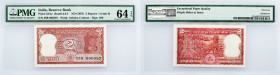 India, 2 Rupees 1997, PMG - Choice Uncirculated 64 EPQ