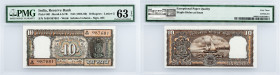 India, 10 Rupees 1985-1990, PMG - Choice Uncirculated 63 EPQ