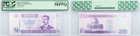 Iraq, 250 Dinars 2002, PCGS - Choice About New 58PPQ