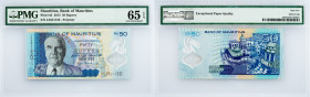 Mauritius, 50 Rupees 2013, PMG - Gem Uncirculated 65 EPQ