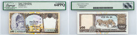 Nepal, 500 Rupees 1981-1996, Legacy - Very Choice New 64PPQ