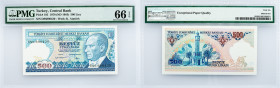 Turkey, 500 Lira 1970, PMG - Gem Uncirculated 66 EPQ