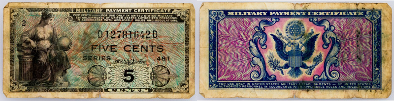USA, Military, 5 Cents, Series 481 USA, Military, 5 Cents Series 481, , | G

G...