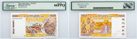 West African States, 1000 Francs 1998, Legacy - Gem New 66PPQ