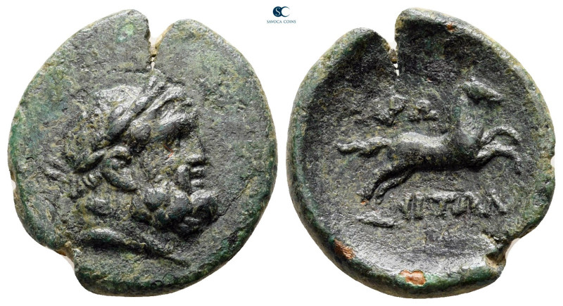 Thrace. Maroneia circa 167-45 BC. 
Bronze Æ

18 mm, 2,88 g



very fine