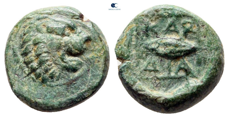 The Thracian Chersonese. Cardia circa 357-309 BC. 
Bronze Æ

12 mm, 1,78 g
...