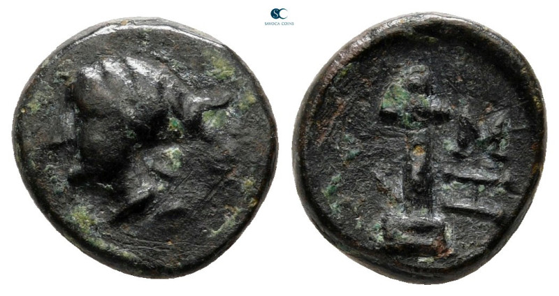 The Thracian Chersonese. Chersonesos circa 300 BC. 
Bronze Æ

11 mm, 1,24 g
...