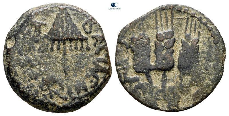 Judaea. Jerusalem. Herodians. Agrippa I AD 37-43. 
Prutah Æ

17 mm, 2,17 g
...