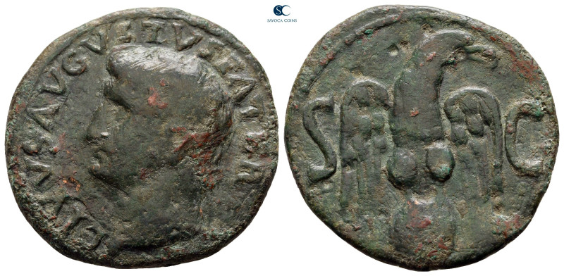 Augustus 27 BC-AD 14. Rome
As Æ

28 mm, 9,08 g



nearly very fine