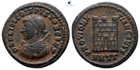Crispus, as Caesar AD 316-326. Heraclea. Follis Æ