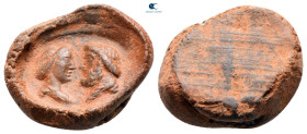 GreekUniface terracotta clay seal