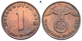 Germany.  AD 1937. 1 Reichpfennig