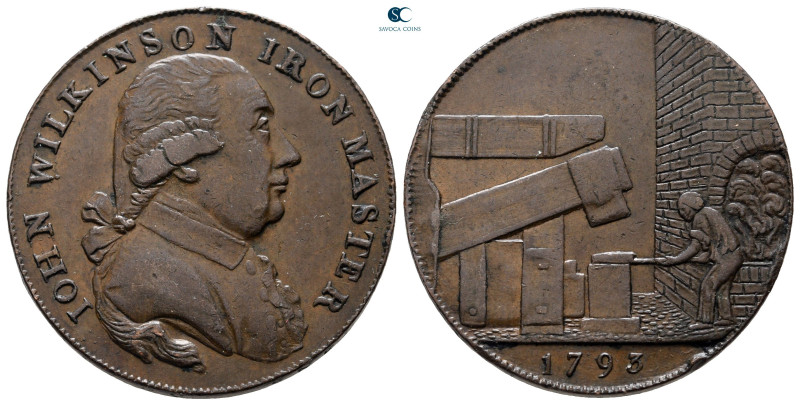 Great Britain. Warwikshire. AD 1793.
Token Cu

29 mm, 10,70 g



good ver...