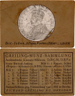 British India 1 Rupee 1911 German Collector's Coin Card
KM# 523, N# 20948; Georg V; Foil Coin; Rare German Card