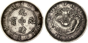China Chihli 1 Dollar 1900 (26)
Y# 73, N# 3847; Silver 26.62 g.; Guangxu; XF+; Sold as is, no return