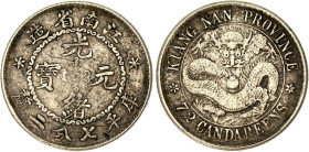 China Kiangnan 10 Cents 1898 (ND)
Y# 142, N# 42186; Silver 2.64 g.; Guangxu; XF; Sold as is, no return