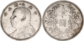 China Republic 1 Dollar 1914 (3) PCGS XF With Chopmarks
Y# 329, N# 3849; Silver; "Fat Man dollar"; PCGS XF Det. chop mark