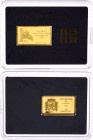 Congo 100 Francs CFA 2021
Gold (.999) 0.31 g.; Serie Ten Commandments: IX - "You shall have not covet your neighbor's wife".; UNC