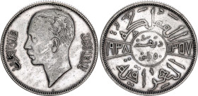 Iraq 50 Fils 1938 AH 1357 I
KM# 104, Schön# 12, N# 8606; Silver; Ghazi I; Bombay Mint; VF-XF