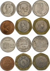 Jordan Lot of 6 Coins 1975 -2008
Various denominations and dates; VF-XF