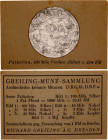 Palestine 100 Mills 1927 - 1942 (ND) German Collector's Coin Card
KM# 7, N# 7298; Foil Coin; Rare German Card