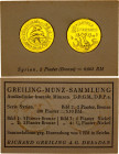 Syria 2 Piastres 1924 German Collector's Coin Card
Lec# 17, N# 312498; Foil Coin; Rare German Card