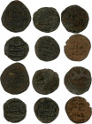 Ancient World Umayyad Lot of 6 Coins 700 -730 AD
Copper; VF