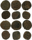 Ancient World Umayyad Lot of 6 Coins 700 -730 AD
Copper; VF
