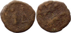 Byzantium Cherson Black Sea 8 Pentanummia 590 - 593 AD (ND)
Sear 611; Anokhin 321; MIBE 160b; Copper 4.53 g.; Maurice Tiberius with Constantina and T...