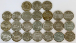 Russia - USSR Lot of 24 Coins 1988 - 1991
Various Dates, Denominations & Motives; UNC