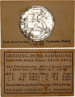 Czechoslovakia 5 Korun 1925 - 1927 (ND) German Collector's Coin Card
KM# 10, N# 1226; Foil Coin; Rare German Card