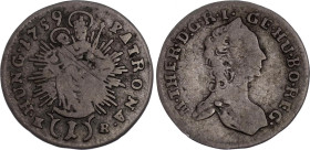 Hungary 1 Krajczar 1759 KB
KM# 363, N# 48192; Silver; Maria Theresia; VF-