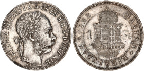 Hungary 1 Forint 1883 KB
KM# 469, N# 26846; Silver; Franz Joseph I; XF+