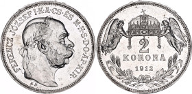 Hungary 2 Korona 1912 KB
KM# 493, N# 10991; Silver; Franz Joseph I; XF