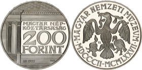 Hungary 200 Forint 1977 BP
KM# 613, N# 34346; Silver., Proof; Hungarian National Museum; Mintage 5000 pcs