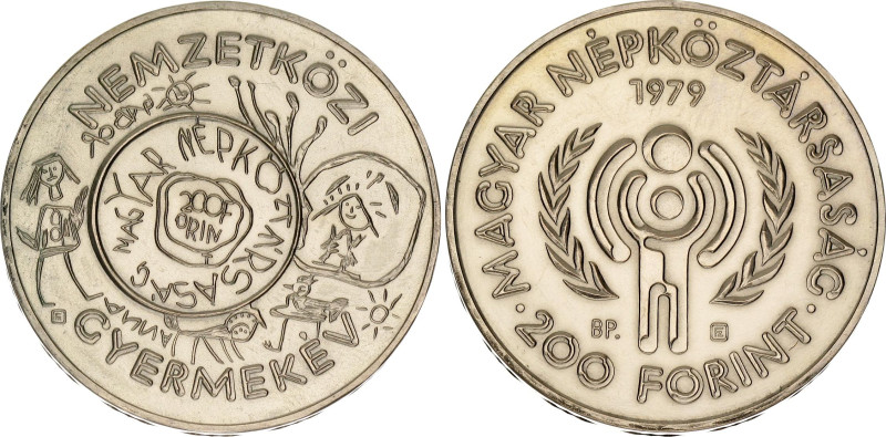 Hungary 200 Forint 1979 BP
KM# 615, ÉH# 1614, Adamo# EM57, N# 34348; Silver; In...