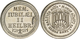 German States Heilbronn 1 Ducat 1717 (1979) Silver Restrike
KM# Pn1, N# 129463; Silver; 200 Years of the Reformation; Official Restrike of German Ban...