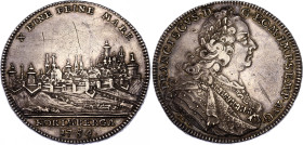 German States Nurnberg 1 Taler 1754 CGL City View
KM# 316, N# 47182; Silver; City View of Nuernberg; XF, Scratches both sides