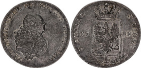 German States Prussia 1 Taler 1788 B
KM# 344, Schön# 158, N# 14912; Silver; Friedrich Wilhelm II; Breslau Mint; Mintage 228129; XF+ with nice toning