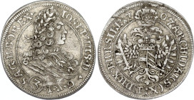 German States Silesia 3 Kreuzer 1707 FN
KM# 687, N# 18843; Silver; Joseph I; Breslau Mint; VF+