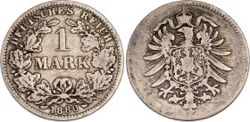 Germany - Empire 1 Mark 1880 G
KM# 7, N# 7031; Silver; Mintage 145826 pcs; VG