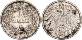 Germany - Empire 1 Mark 1911 D
KM# 14, N# 3412; Silver; Mintage 126000 pcs; VF+