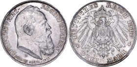 Germany - Empire Bavaria 3 Mark 1911 D NGC MS 64
KM# 998, N# 15935; Silver; Otto; 90th Birthday of Prince Regent Luitpold; With full mint luster