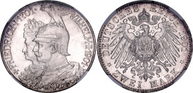 Germany - Empire Prussia 2 Mark 1901 A NGC MS 64
KM# 525, N# 11321; Silver; Wilhelm II; 200th Anniversary of the Kingdom of Prussia