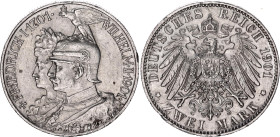 Germany - Empire Prussia 2 Mark 1901 A
KM# 525, N# 11321; Silver; Wilhelm II; 200th Anniversary of the Kingdom of Prussia; XF+