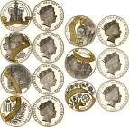 Gibraltar Set of 7 Coins 2016 "Long to Reign Over Us"
Silver., Proof; The "Long to Reign Over Us" Silver Crown Collection struck to commemorate the S...