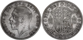 Great Britain 1/2 Crown 1929
KM# 835, N# 2754; Silver; George V; VF-