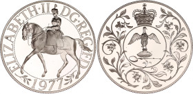 Great Britain 25 New Pence 1977
KM# 920a, Sp# LL2, N# 13825; Silver., Proof; 25th Anniversary of the Accession of Queen Elizabeth II