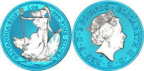 Great Britain 2 Pounds 2019
KM# 1508, N# 157350; Silver; Finish: Space Blue; Elizabeth II; Silver Britannia; Mintage 500 pcs; 371/500 pieces; With or...